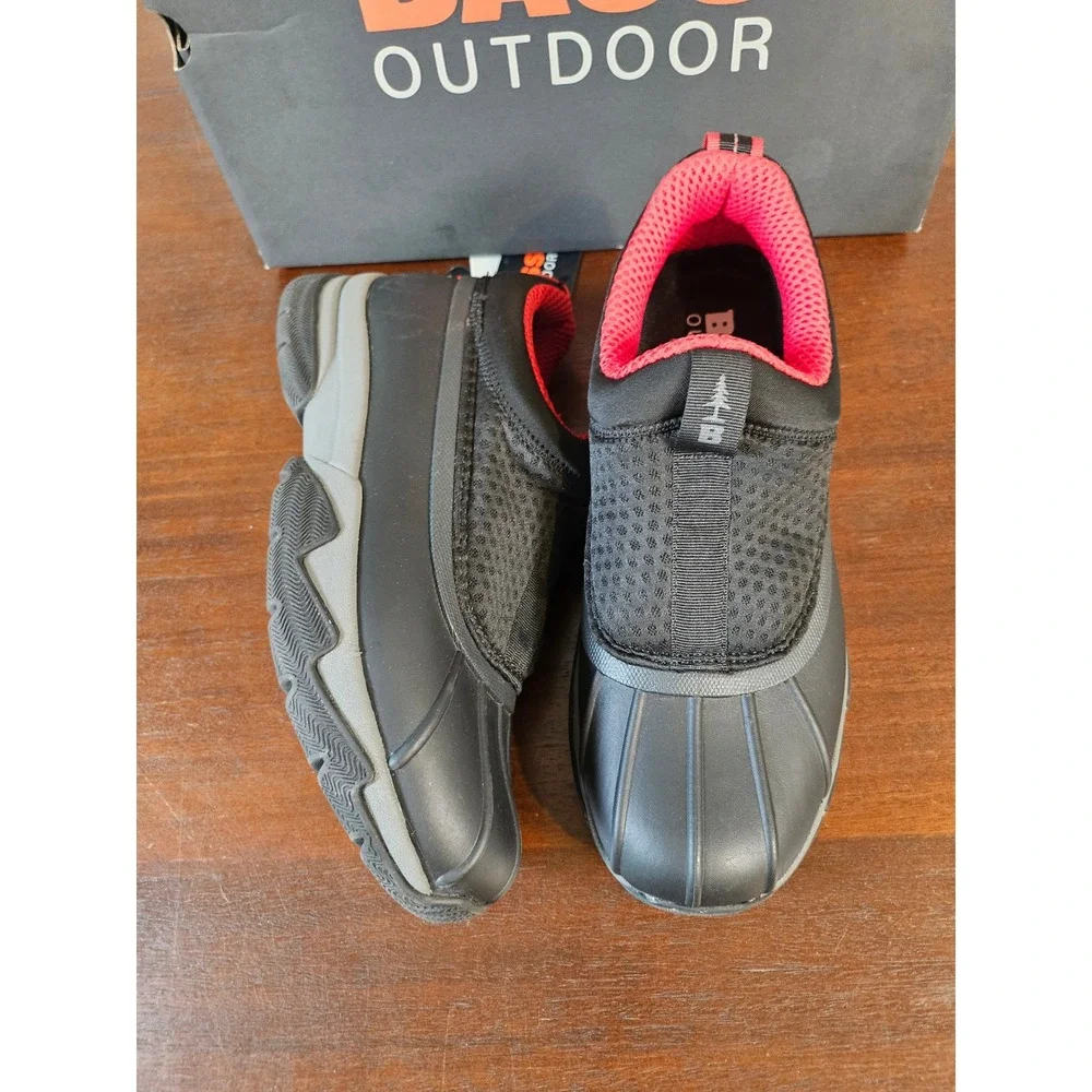Bass Outdoor Field Duck Low Slip On Mens Size 8 Black Waterproof Shoes BA22K312